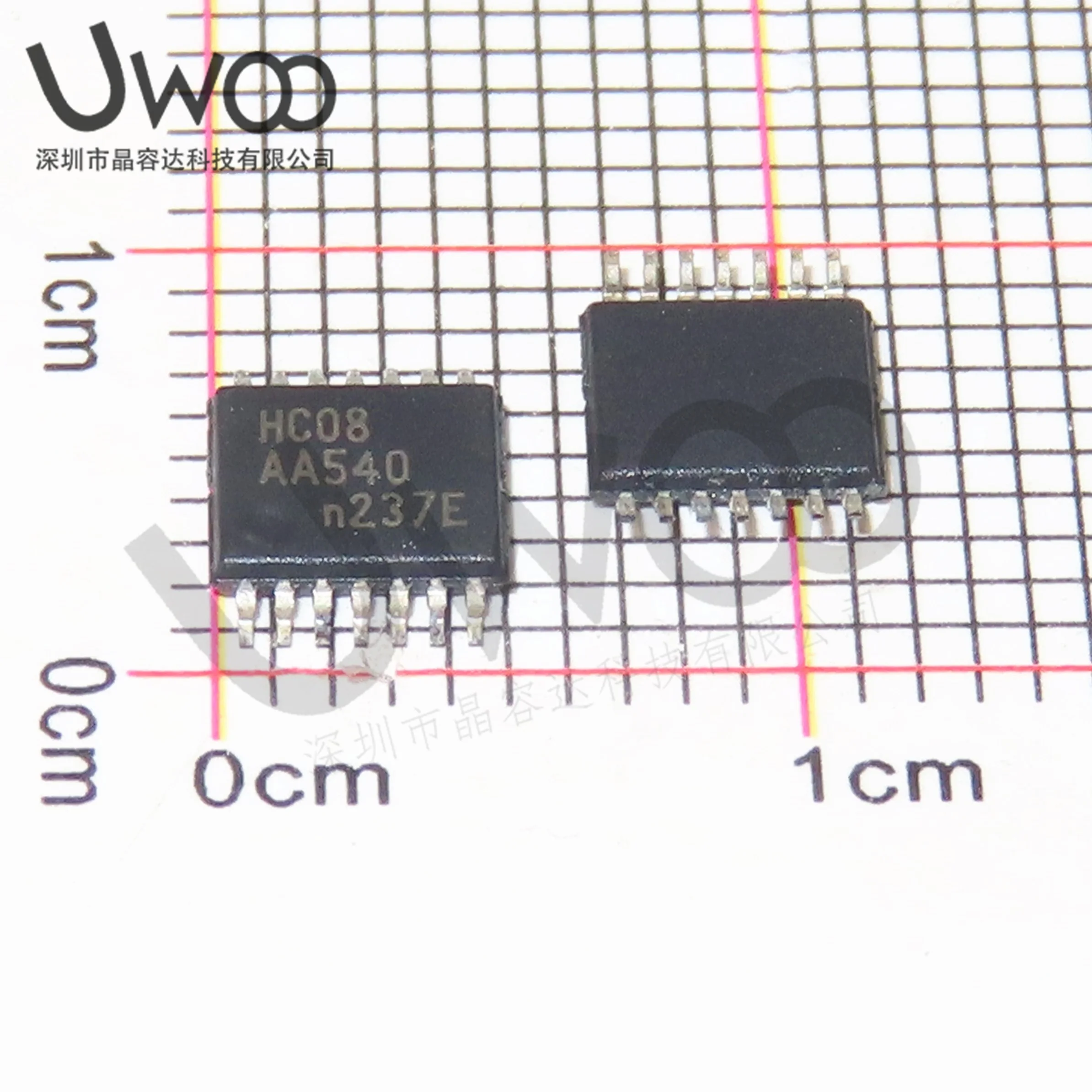 10PCS/LOT   100%Original stock  New  74HC08PW   TSSOP-14