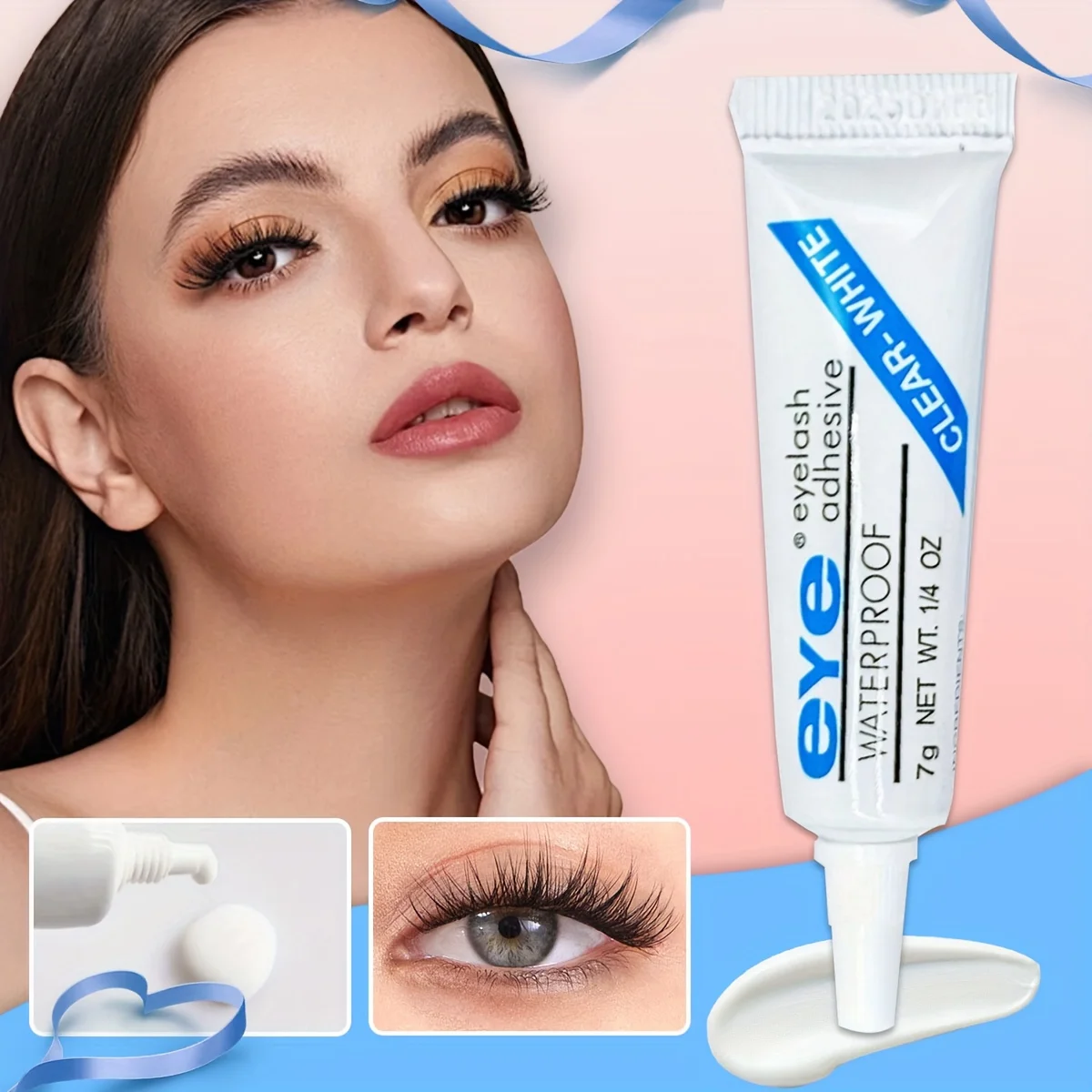 3PCS False Eyelash Glue Lash Extensions Special Waterproof Lasting Strong Glues Non-irritating Makeup Tools