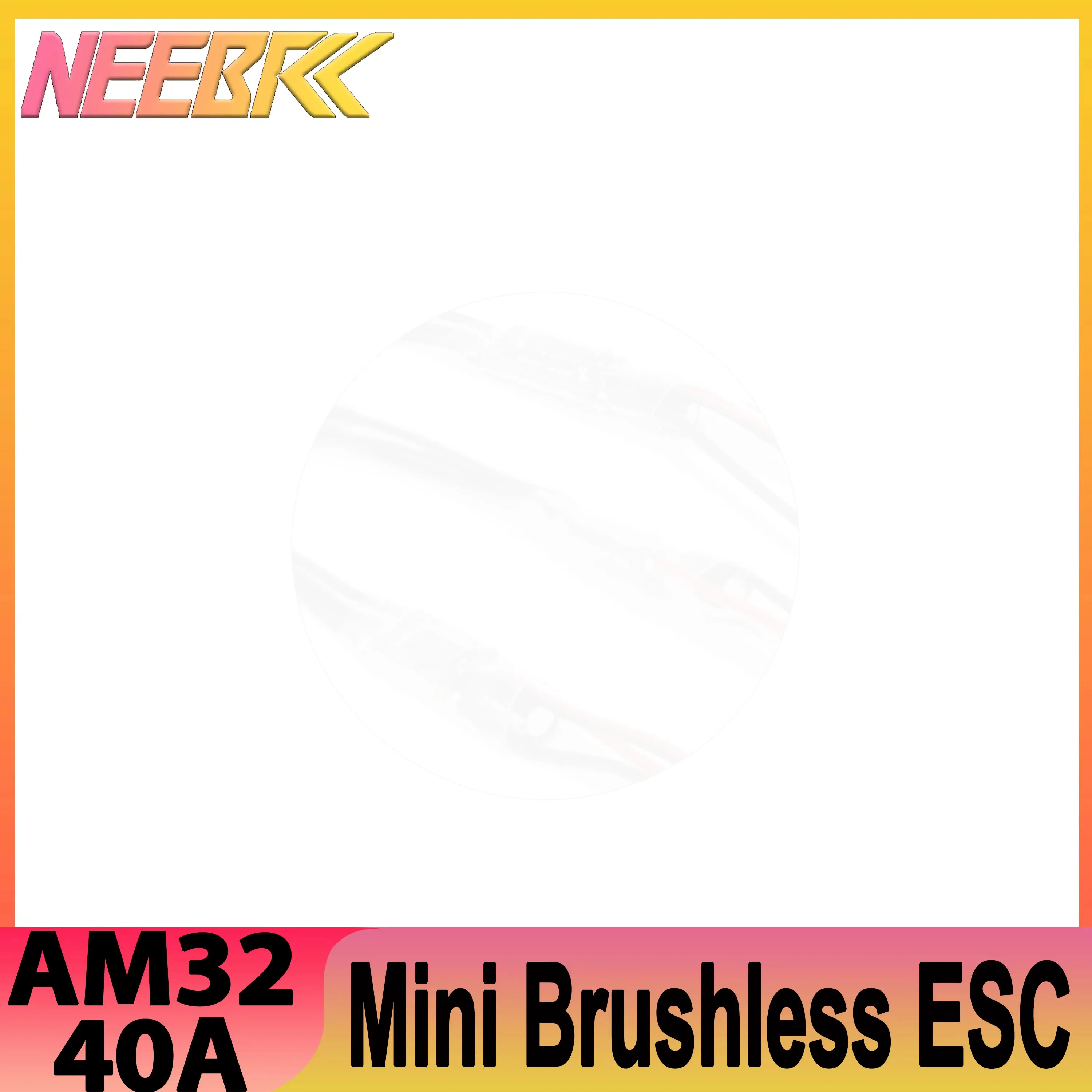 AM32 40A Brushless ESC 32-bit Speed Controller 2-4S Support PWM/DSHOT/Sine T/XT60 Plug for RC Car Crawler Drone Brushless Motor