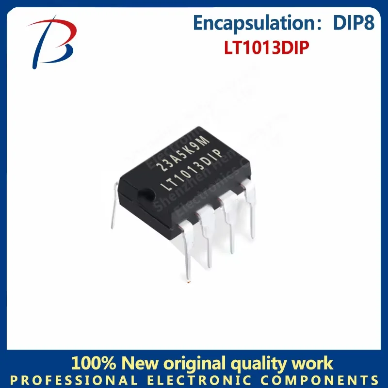 1pcs  LT1013DIP Dual-channel precision operational amplifier in line DIP8 Silkscreen