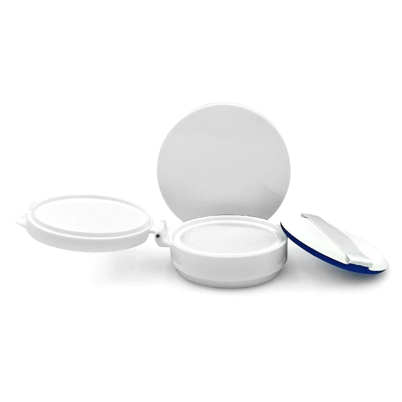 Contenitore per trucco cosmetico portatile con cuscino d'aria vuoto da 15 g/0,5 once con specchio in spugna per polvere per fondotinta in crema BB
