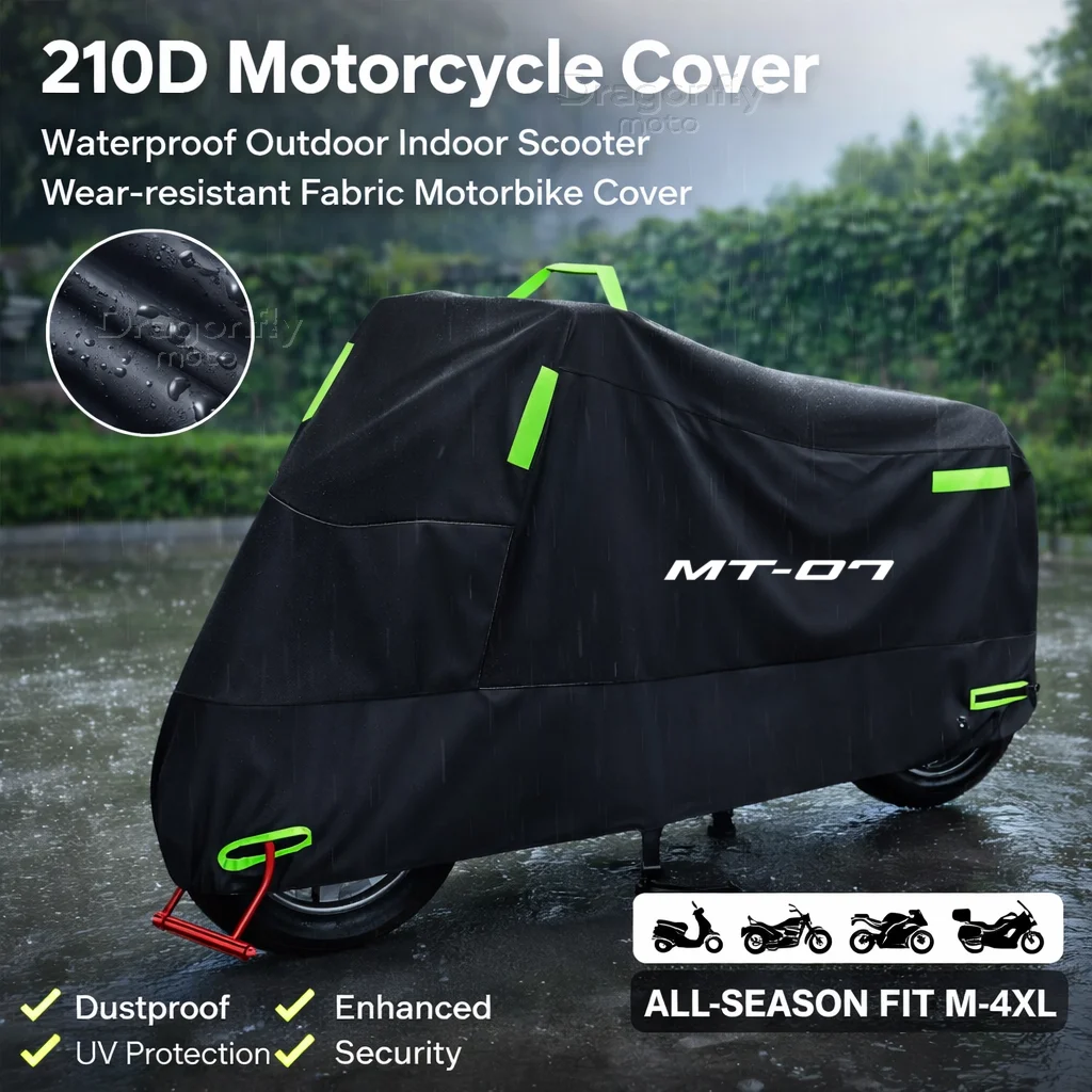 

For YAMAHA MT-07 MT07 MT 07 2014-2022 2021 2020 2019 Motorcycle Cover Waterproof Outdoor Scooter UV Protector Rain Cover