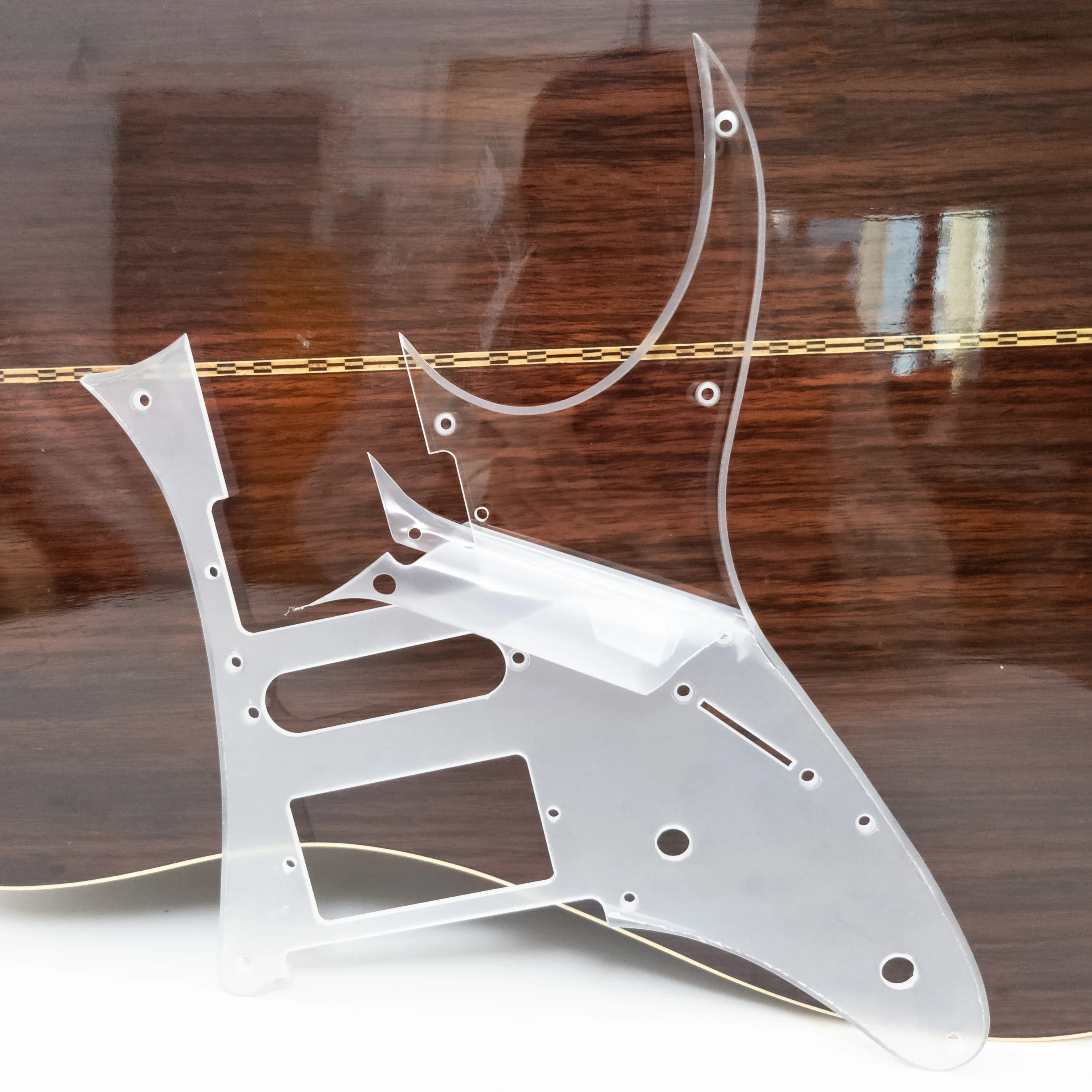 Transparent Acrylic Guitar Pickguard HSH Style Scratch Plate for Electric Guitar Replacement Parts