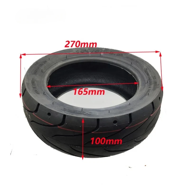 Tubeless Tire 100/65-6.5 Thickened Wear-resistant Vacuum Tyre with Air Valve for Electric Scooter