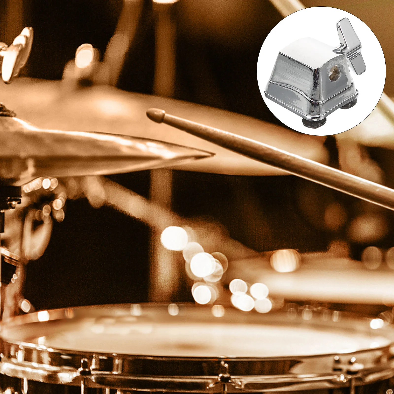 

Drum Saddle Accessories Tom Mounting Bracket Fall The Ground Stand Holder Alloy