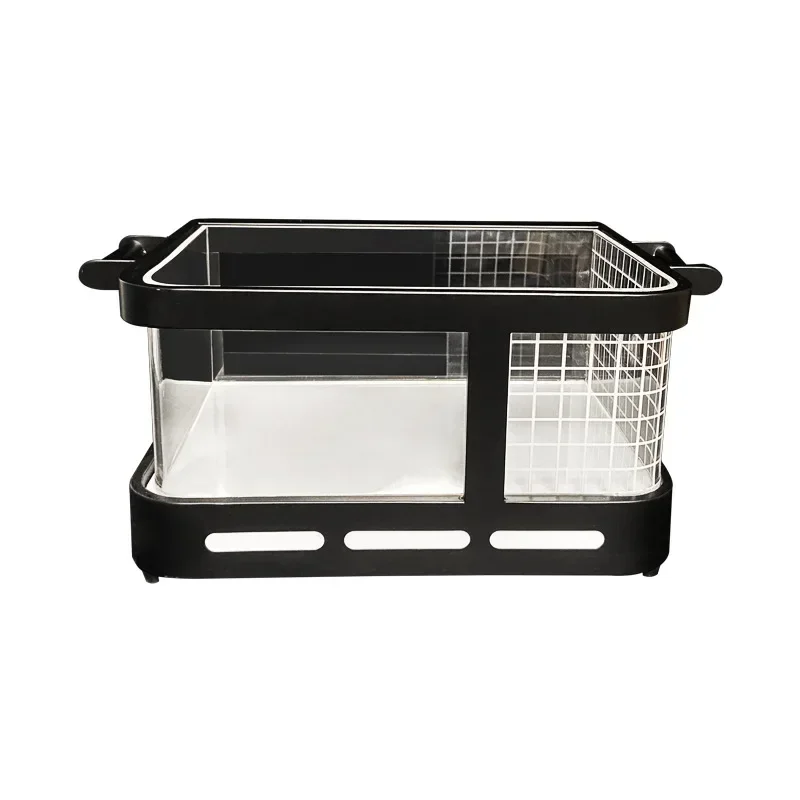 LED luminous beer bucket ice bucket double layer wrought iron paint acrylic bar KTV champagne ice bucket