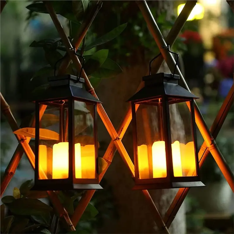 hot-sale-garden-hanging-lanterns-solar-powered-2pcs-retro-outdoor-design-vintage-style-for-yard-table-patio-lighting