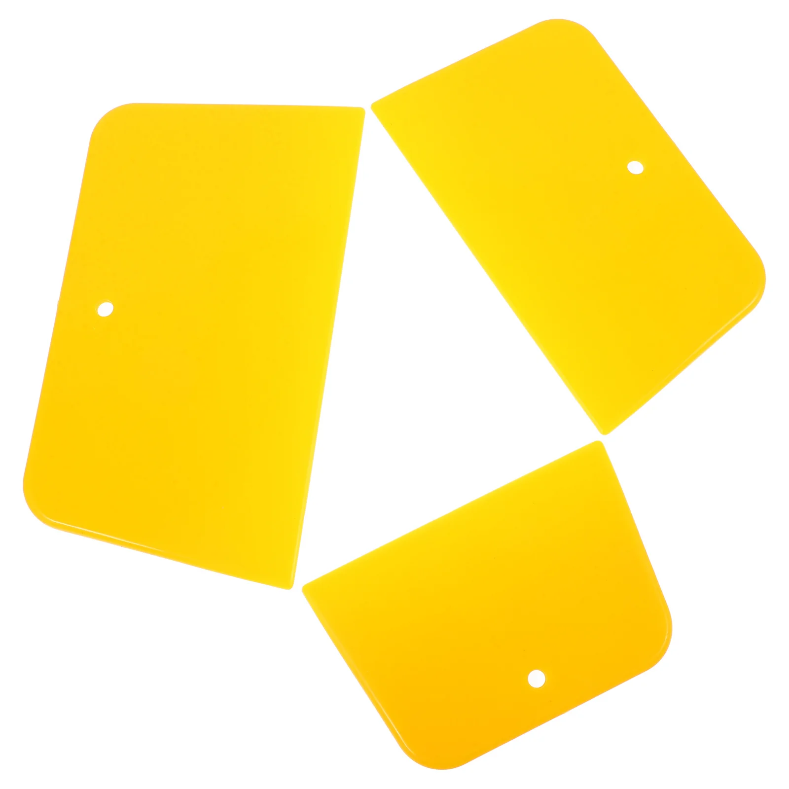 3Pcs Versatile Auto Body Spreader Soft Texture Prevent Scratches for Applying Fillers and Paint Body Filler Spreader