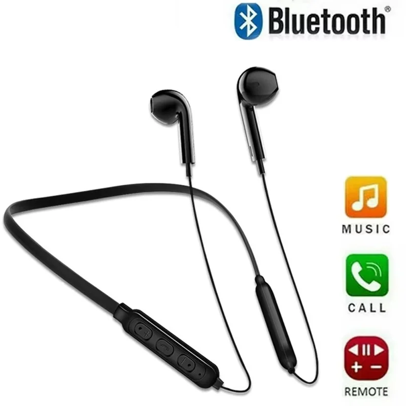 Sports Bluetooth Headphones Long Battery Playback For iPhone Xiaomi Huawei Phone Comfort Neckband Design Sports Fitness Audio