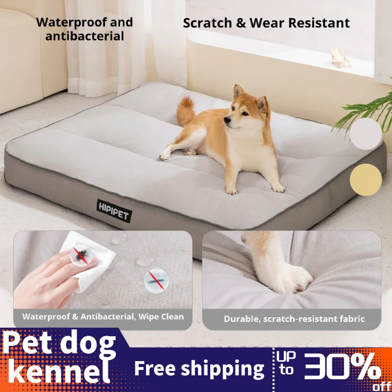 

Square Dog Bed for Small and Medium Pets Sofa Kennel Sleeping Waterproof Dog Kennel Soft and Comfortable Pet Mat