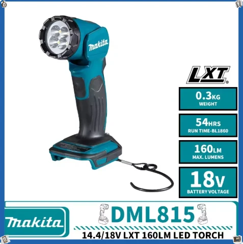

Светодиодный беспроводной фонарь Makita, портативный уличный прожектор, перезаряжаемый фонарь, рабочий светильник для строительных площадок, для аккумулятора 18В (без аккумулятора)