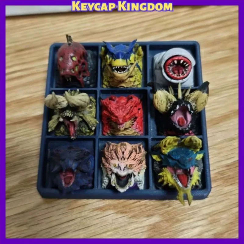 Monster Hunter Dragon Resin Custom Keycaps Mechanical Keyboard Personalized DIY 3D Printing Game Keycaps Holiday Gift Collection