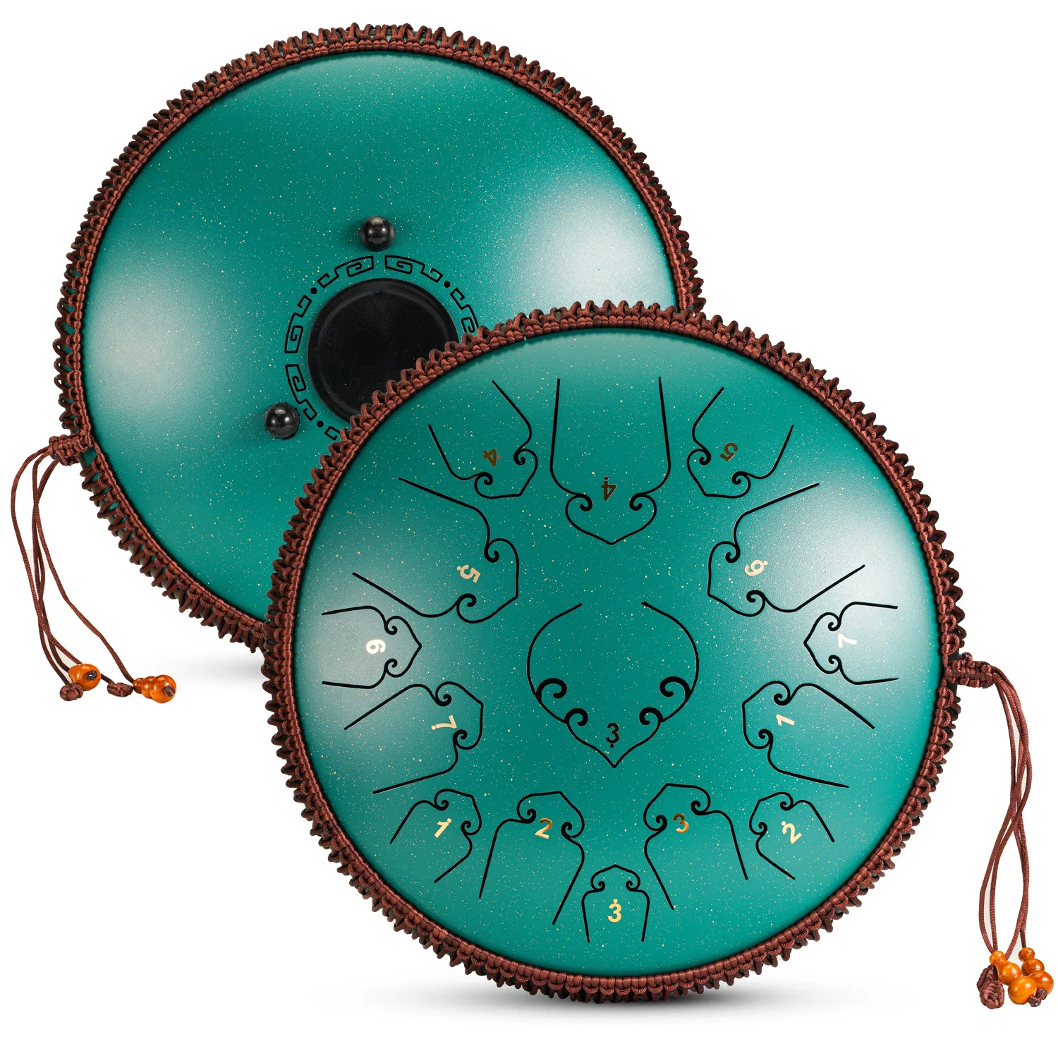 14 Inch 15-tone Forget Worry Steel Tongue No Forget Worry Drum Percussion Instrument