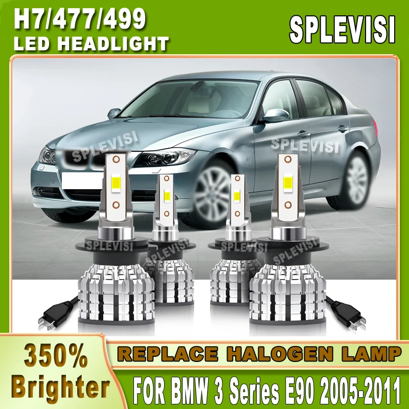 

Waterproof Stable Beam 24000LM/Pair 60000hrs H7 477 499 led headlight For BMW 3 Series E90 2005 2006 2007 2008 2009 2010 2011
