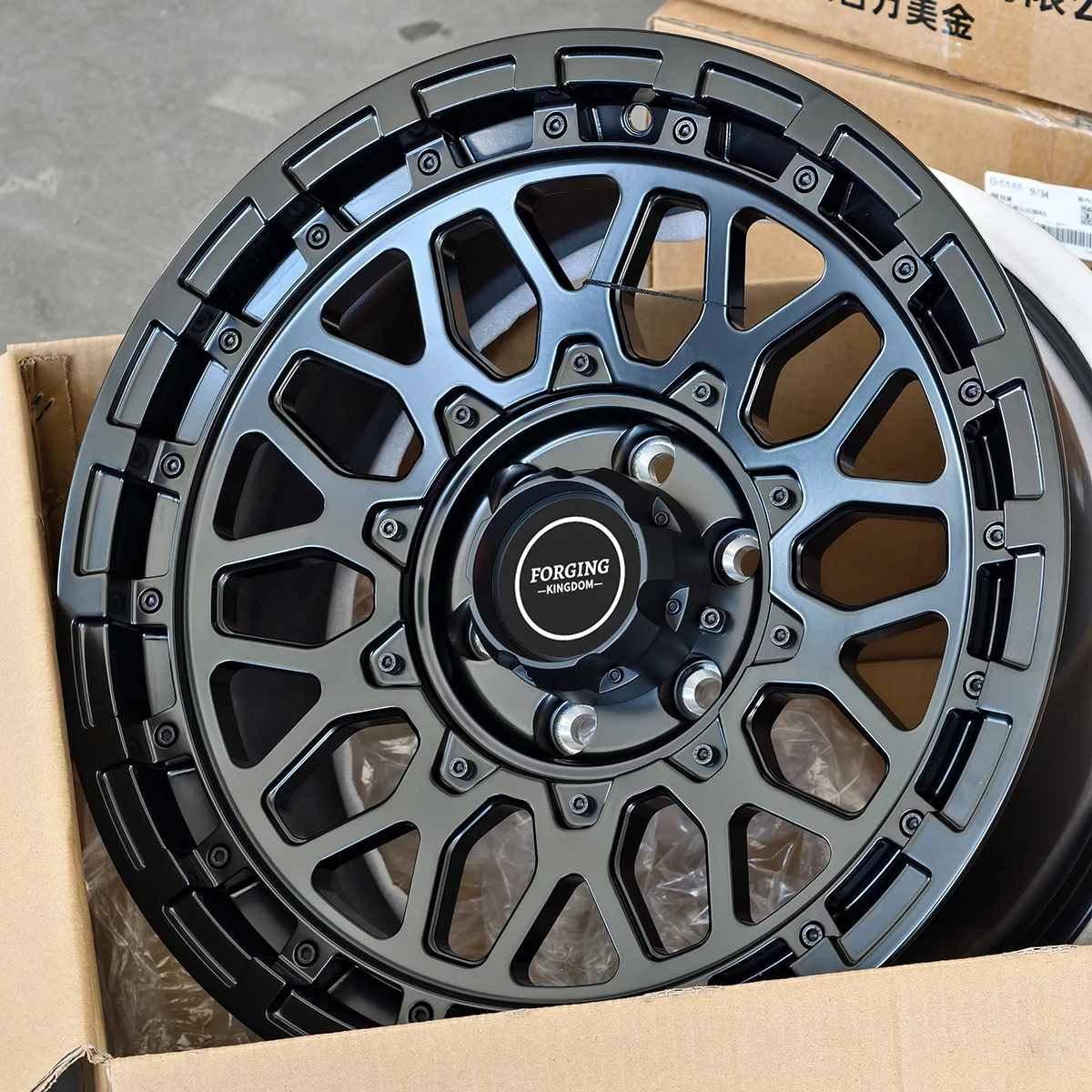 Heavy Duty Forged Aluminum Wheels  Off-road Wheels  Reinforced for Jeeps & 4x4 Adventures Available in 5-Lug/6-Lug/8-Lug