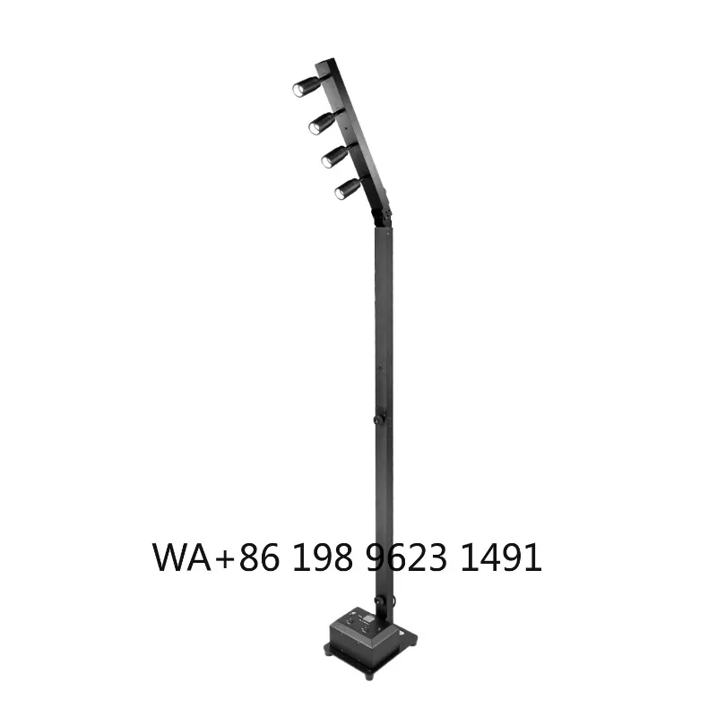 4x10W Warm White COB LED Zoom Battery Light DMX Wireless APP Control Party Wedding DJ Disco Exhibition Stage Lighting