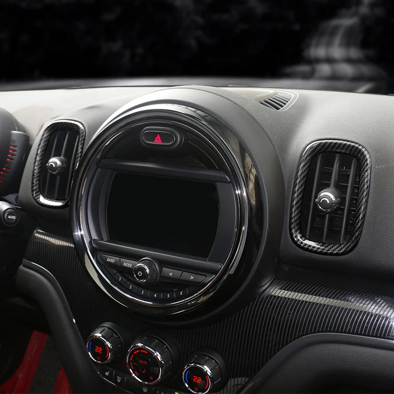 Car Air Outlet  Shell for Bmw Mini F60 Countryman 4pcs Front Air Conditioner Decorative Frame ABS Plastic Sticker Car Styling view 6