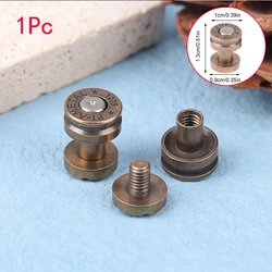 1pc Brass DIY Bag Buckle Handbag Round Head Lock Buckle Leather Craft Sewing Hardware Bag Clasp Lock Accessories