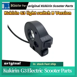 Kukirin G3 Electric Scooter Original Headlight Horn Turn Signal Light Switch Combination Spare Part for Vehicle