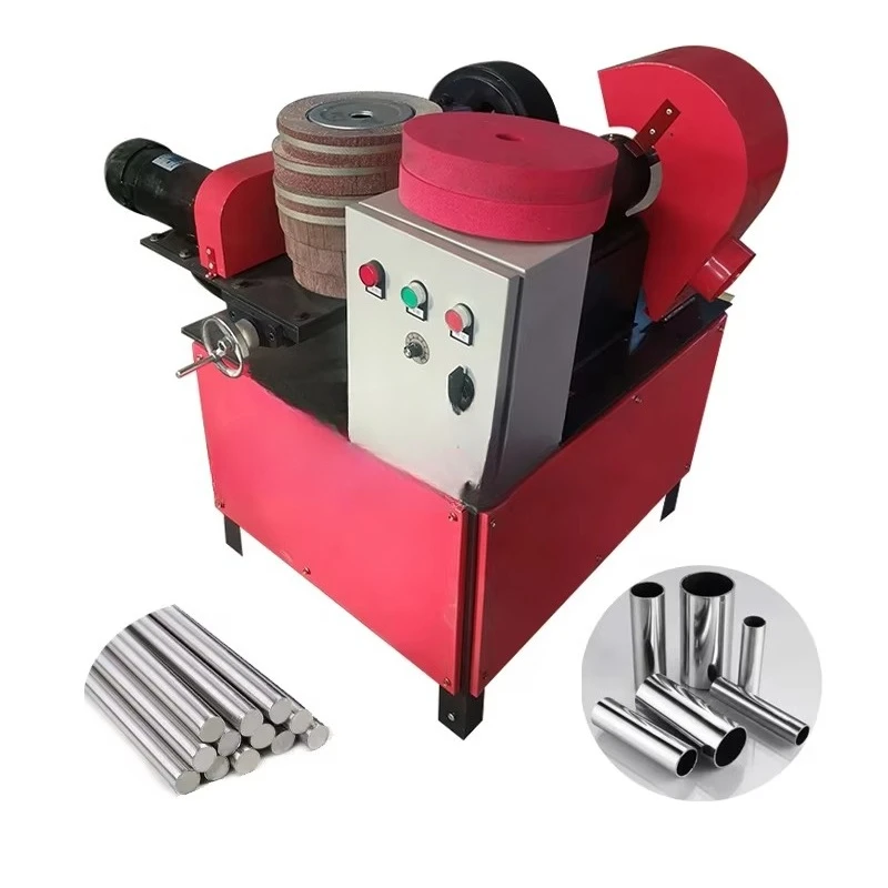Stainless Steel Pipe Polishing Machine / Tube Rust Polishing Machine / Centerless Tube Polishing Machine
