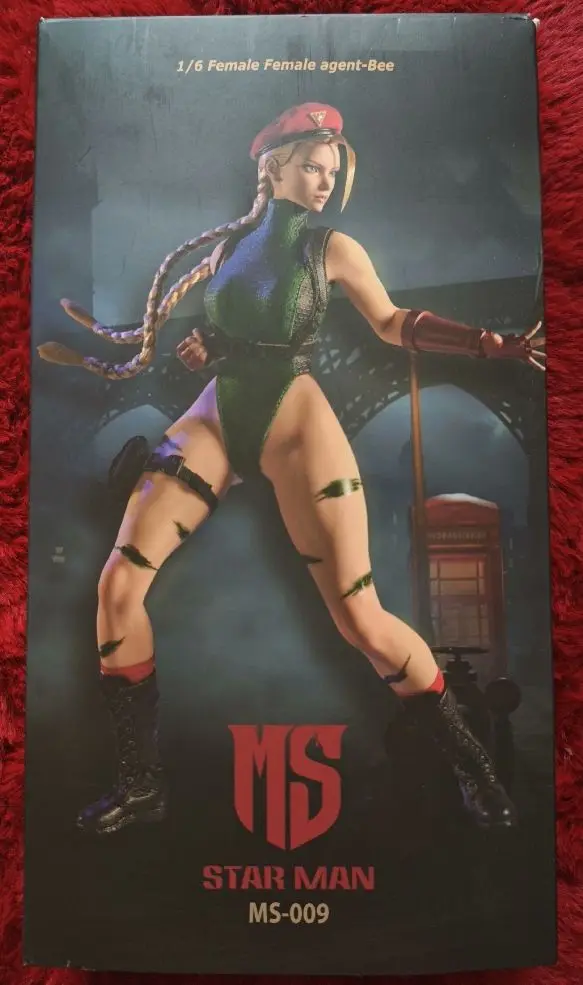 

STAR MAN MS-009 1/6 Collectible Muscle Girl Agent Cammy Soldier High Collar Bodysuit Design Movable 12" Action Figure Toys