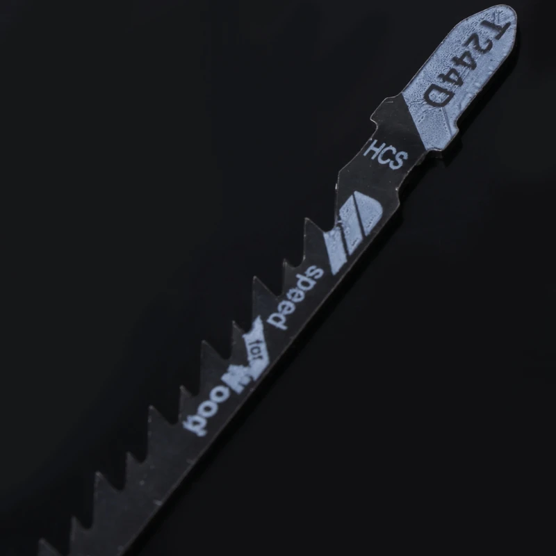 5 ชิ้น T244D HCS T-Shank จิ๊กซอว์โค้งใบมีดตัดเครื่องมือสำหรับตัดไม้อย่างรวดเร็ว