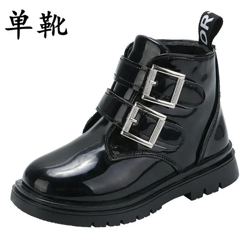 Fashionable Kids Warm Snow Boots Boys Girls Casual Outdoor Sports Boots Children Round-toe Flat Shoes Teens Low-top Warm Shoes