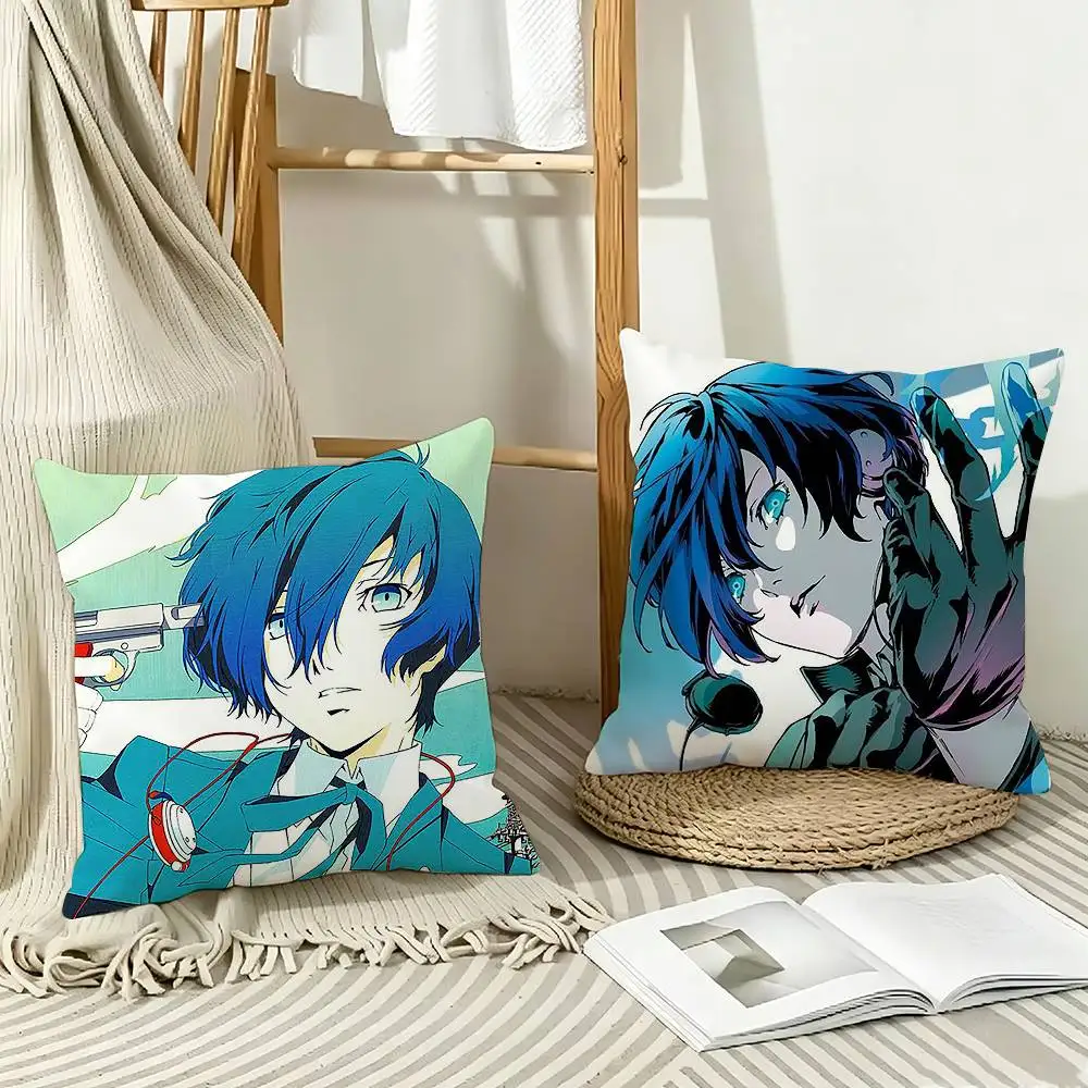 RPG GAME P-Persona 3 Pillow Case Pattern Printed Pillowcase For Living Room Sofa Cushion Cover