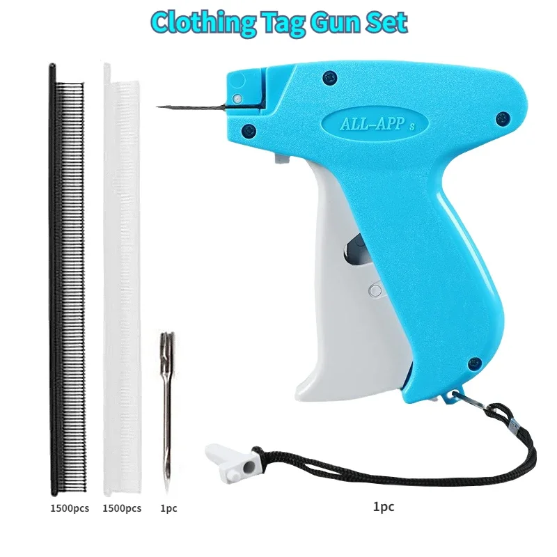 Mini Sewing Mashine, Price Tag Machine, Labeler Machine, Clothing Tag Gun Set, with 3000 Fasteners One Replacement Needle