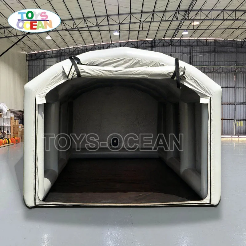 Portable Outdoor Inflatable Car Garage Tent/Car Cover with Electric Air Pump Built-In Fan-Easy Setup Adjustable Size (Up 6-8ft)