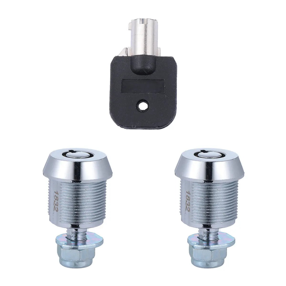 2Pcs 17Mm Tubular Plunger Locks for Game Console Tool Box Arcade Door Enclosure Wooden Metal Install Long Life Atom