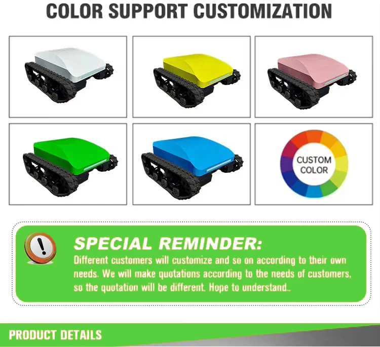 CE-gecertificeerde afstandsbediening lithiumbatterij grasmaaierrobot Stil en milieuvriendelijk voor tuinen en boerderijen