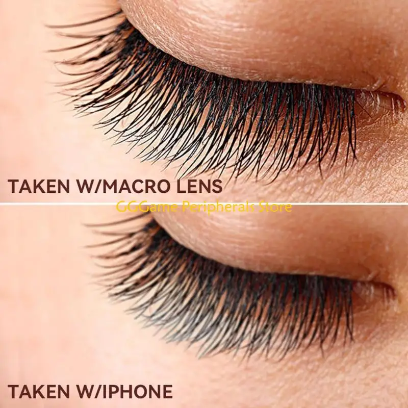 U55B Universal Double Overall Lens 30X Magnification High Clear Visual Glass Portable Clip On Design Suitable For Smartphones