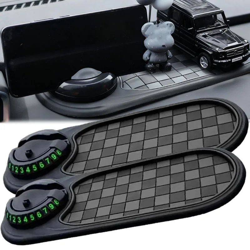 

Многофункциональный автомобильный коврик для приборной панели с держателем для телефона, автомобильный противоскользящий коврик, автомобильный держатель для телефона, автомобильные нескользящие автомобильные коврики