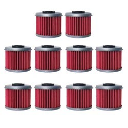 2/6/10Pcs HF116 Motorcycle Oil Filter For Honda TRX450 R 2006-2013 TRX 450 ER 2006-2014 TRX 450 R 38*36mm