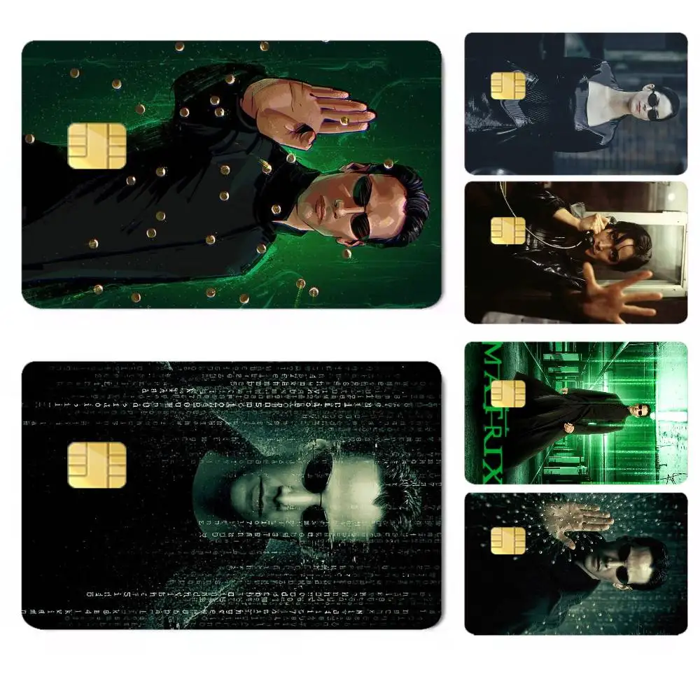 Classic Movie The M-Matrix-x Credit Card HD Stickers Premium matte film effectively prevents fingerprints and daily abrasion.