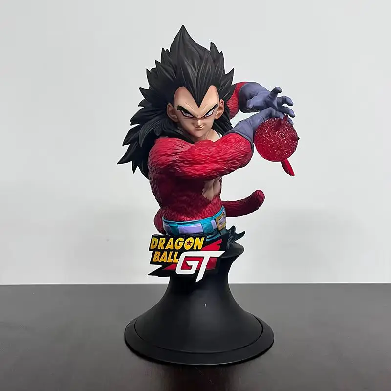 Anime Dragon Ball Super Saiyan 4 Vegeta Figuur Half Body Standbeeld Merchandise Desktop Ornament Standbeeld Verrassing Verzamelbare Geschenken