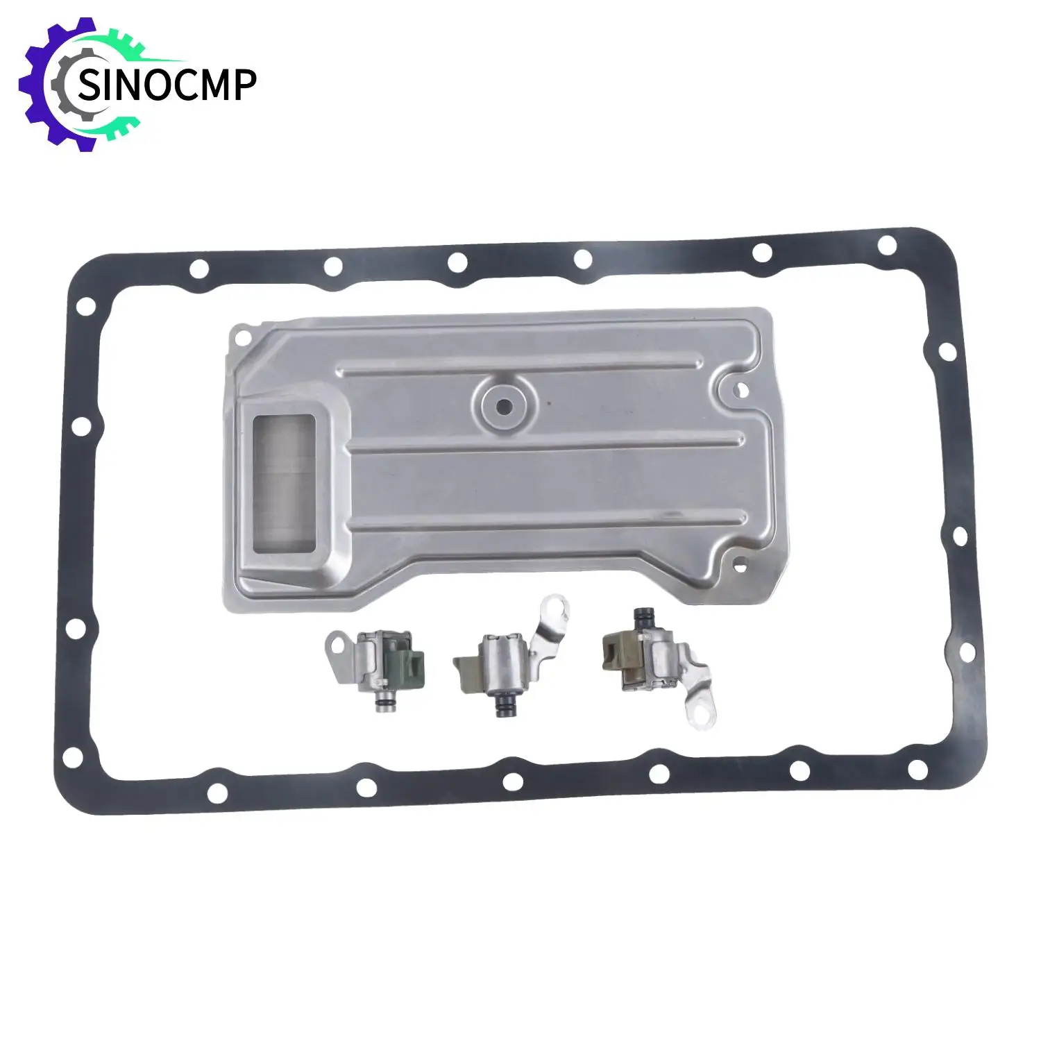 SINOCMP A340 AW4 Transmission Solenoid Service Filter Kit For Jeep Cherokee Comanchee Wagoneer Lexus Toyota 4Runner Pickup Supra