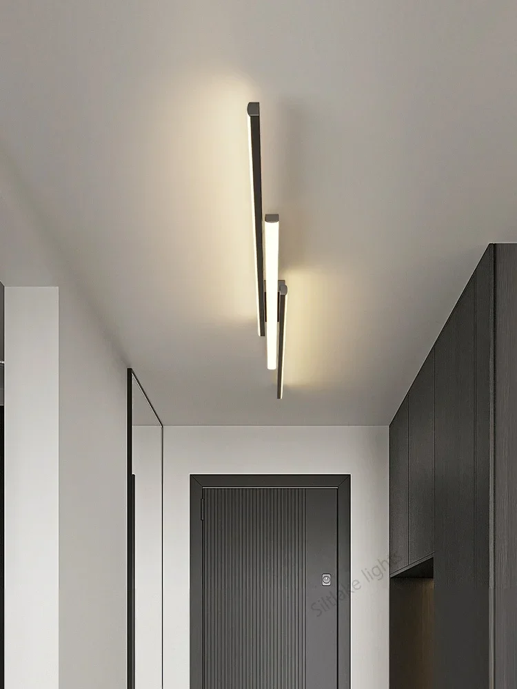 

2025 Balcony Corridor Led Ceiling Lamp Modern Simple Long Strip Lamps Entrance Stair Cloakroom Lights Dining Room Bedroom Lamp