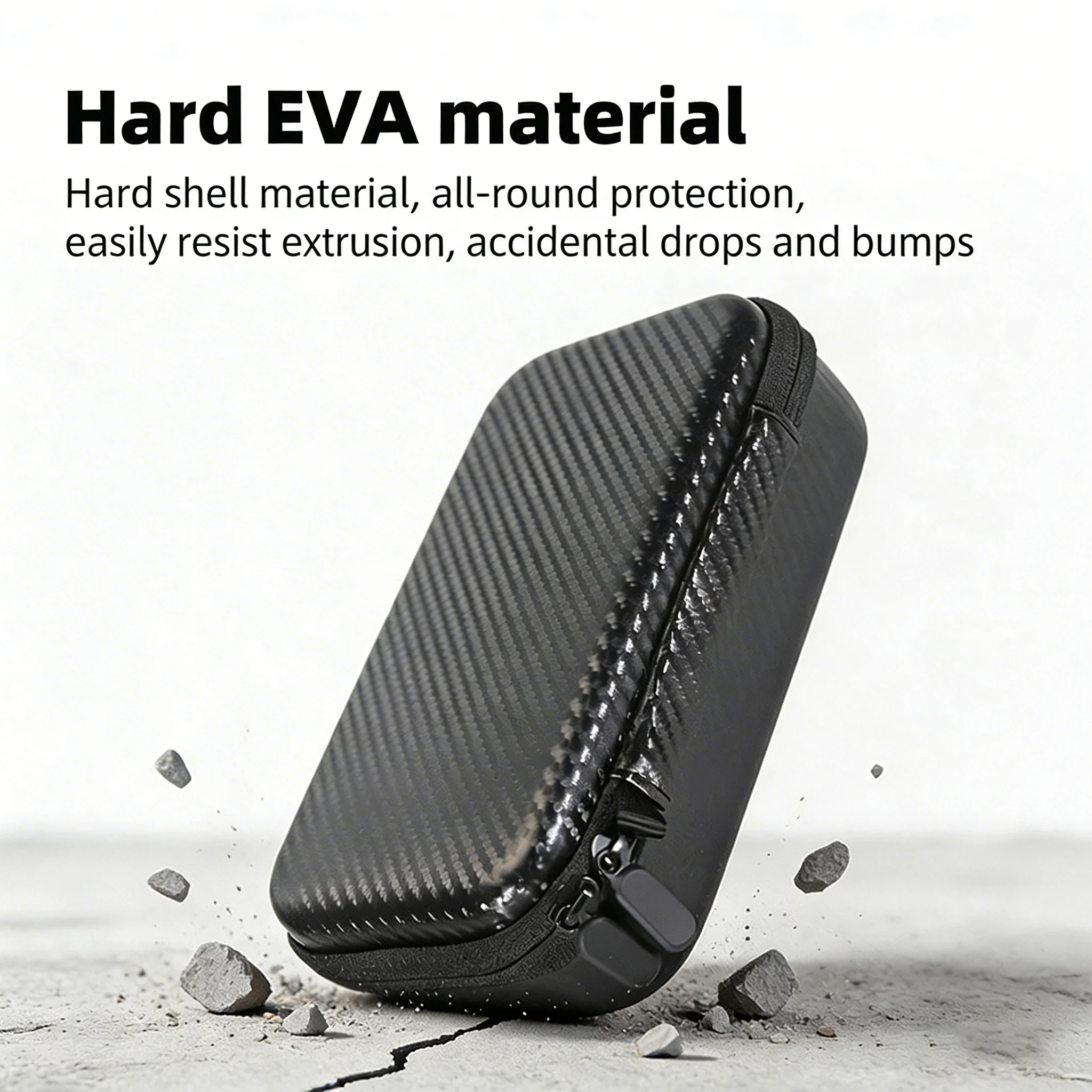 Storage Bag For DJI Osmo Nano Carbon Fiber Camera Storage Organizer Hard Carrying Case Shockproof Waterproof Carabiner Compact view 2