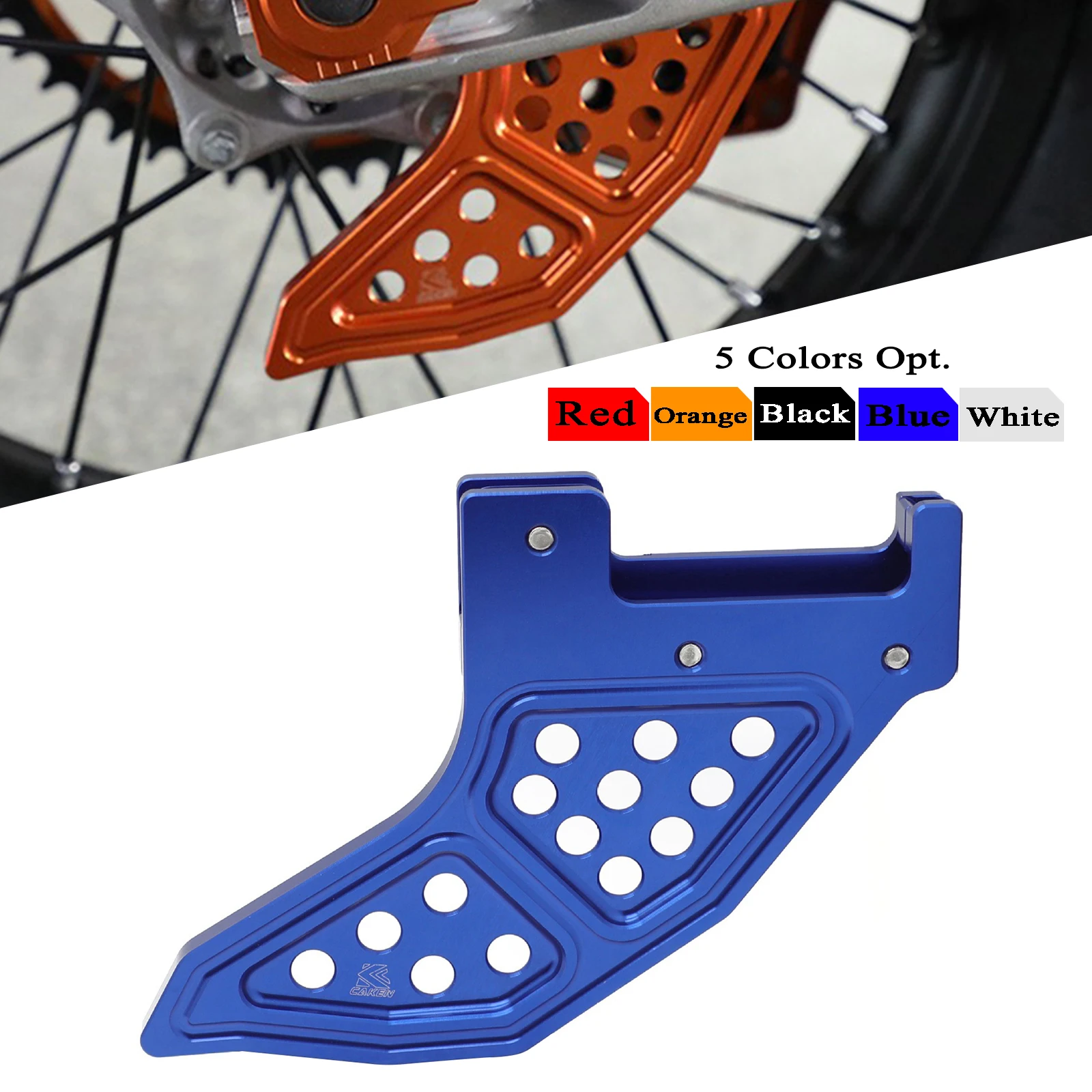 CNC Rear Brake Disc Protection Cover For Husqvarna TC FC TE FE 125 250 350 450 501 For KTM XCW XCFW EXC SX SXF XC XCF Dirt Bike