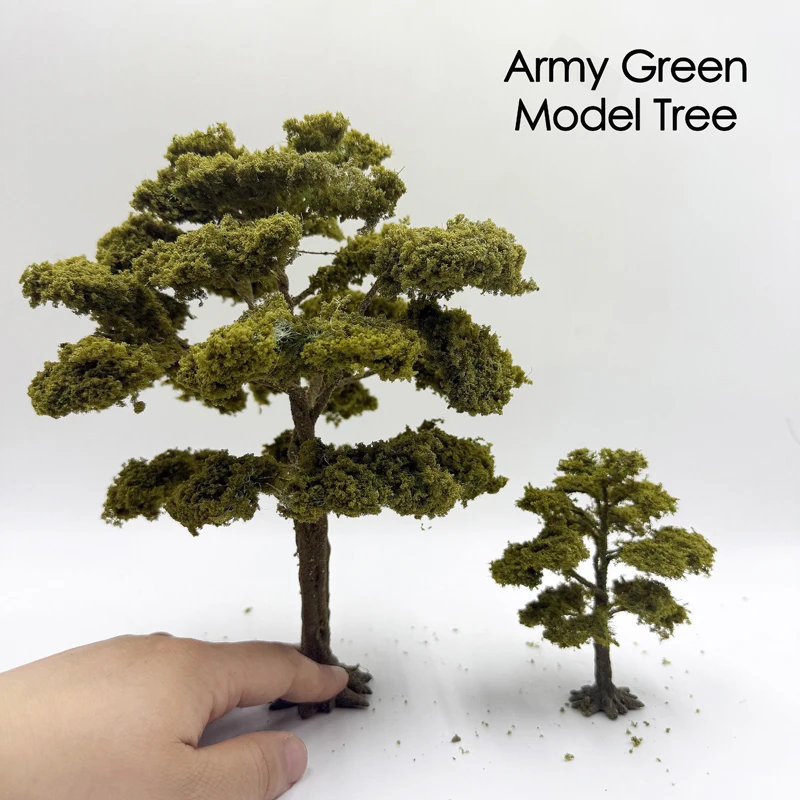 Modelo de árbol de otoño de simulación a escala HO/OO/G, miniaturas de paisaje de jardín, modelo de tren, diseño de ferrocarril, 10-28cm, 1 ud.
