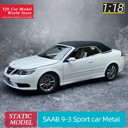 1/18 SAAB 9-3 Sport car Metal car model Static display Holiday gift Collection Classic old car collection