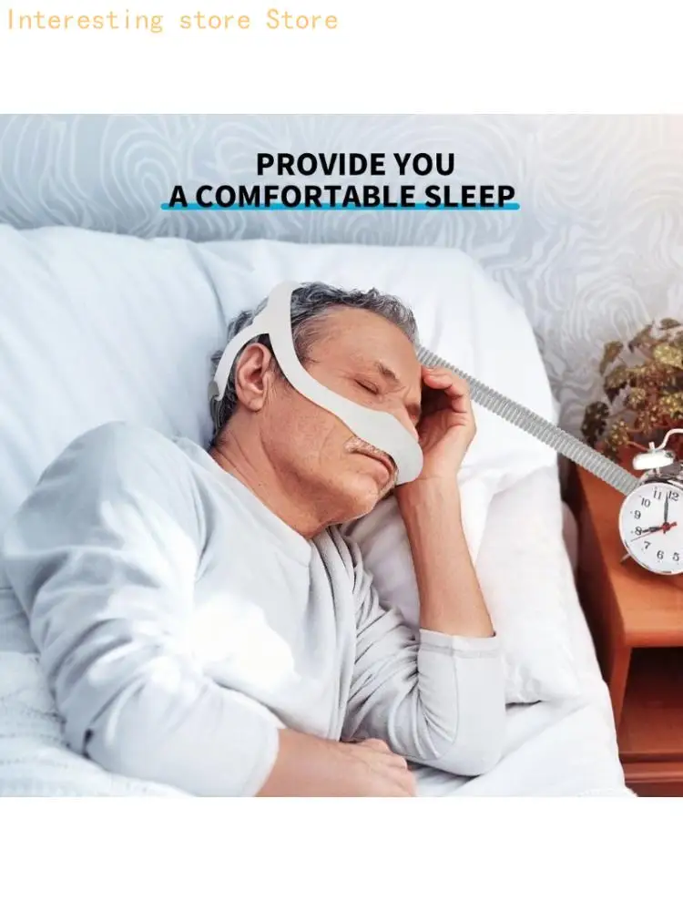 Hand Washable CPAP Masks Headgear Replacement Part with Soft Fabric Build and Adjustable Straps for Routine Home Use 55KC