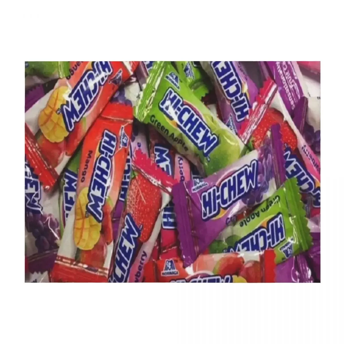 Manta de tiro de caramelo de alta masticable, colcha cálida para sofá, mantas de lujo para niños