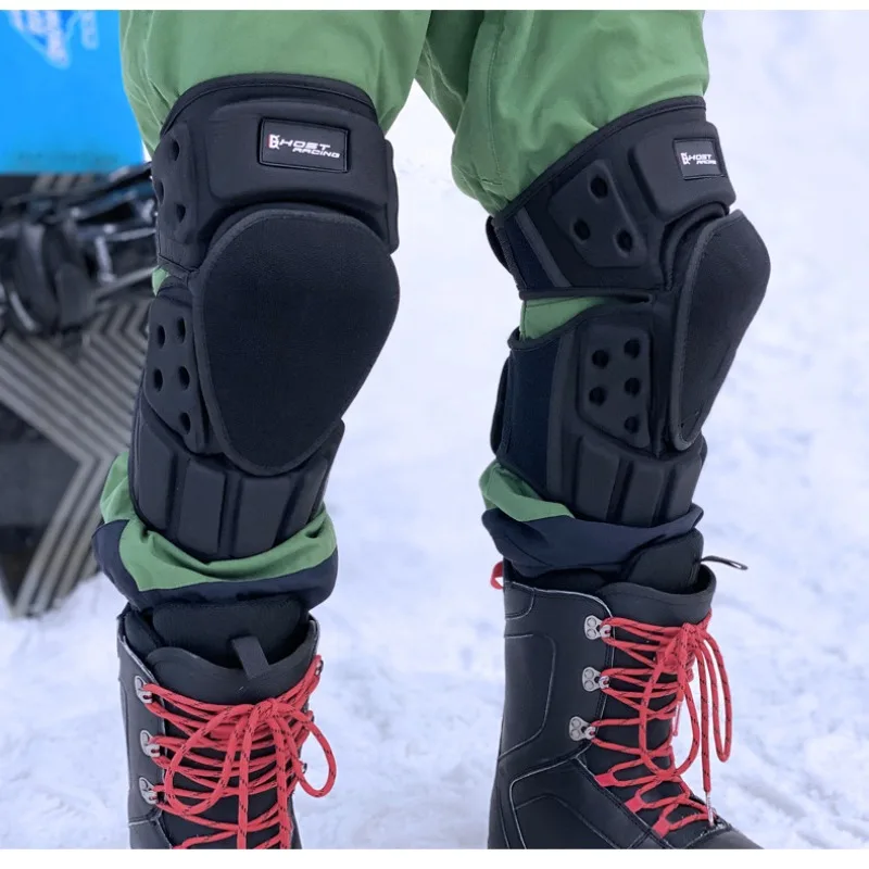 معدات حماية للدراجات النارية من GHOST RACING - وسادات ركبة كيفلر للطرق الوعرة مع تصميم مقاوم للبرودة #6