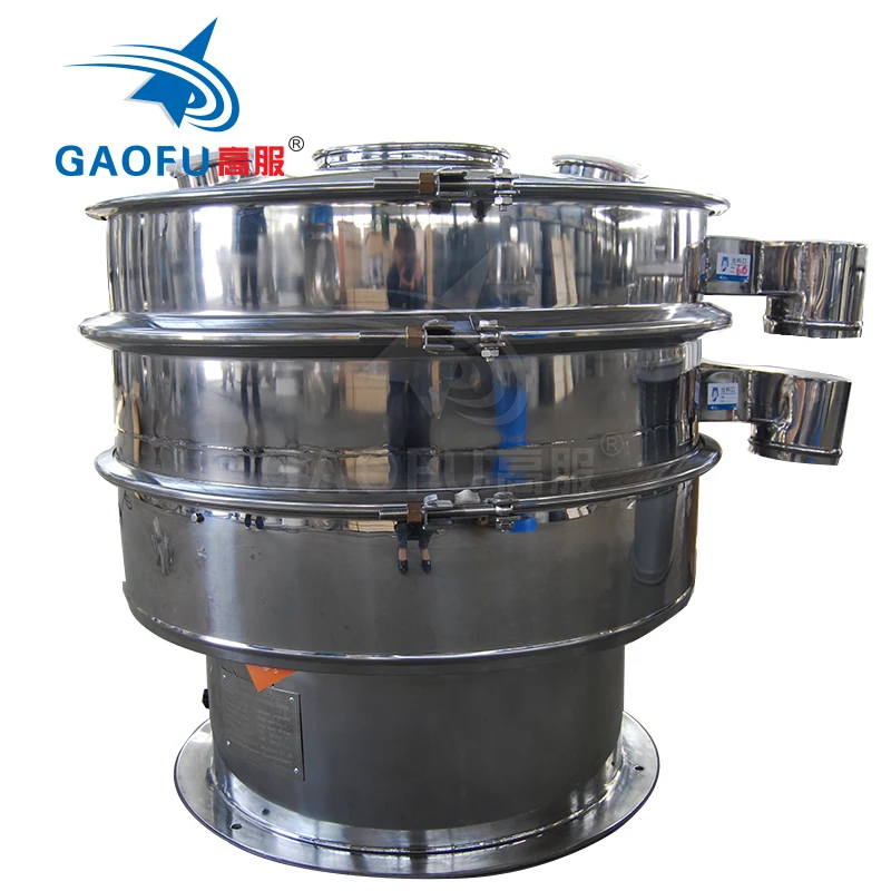 Gaofu Industrial Sifters Vibrator Screen Powder Sieving Rotary Vibration Screening Separator Circular Vibrating Sieve Machine