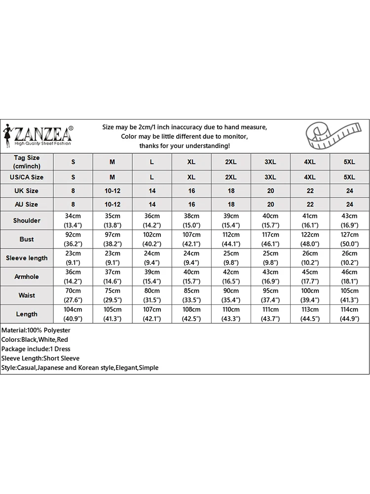 Abiti estivi ZANZEA Abito elegante camicia lunga da donna Colletto con bavero Abito da festa Abito a vita Casual Manica corta Vestito estivo da ufficio