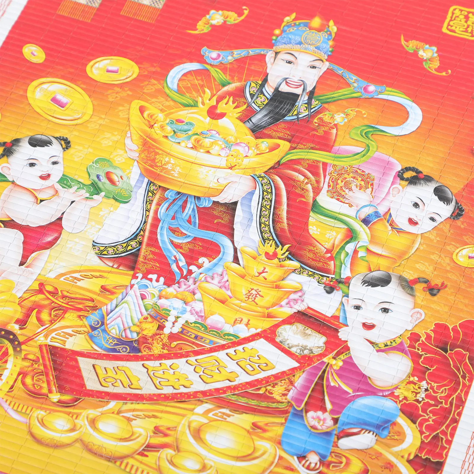 2024 Yearly Wall Hanging Calendar Traditional Chinese Lunar Solar Term Calendar Premium Thickened Paper Home Office Dorm