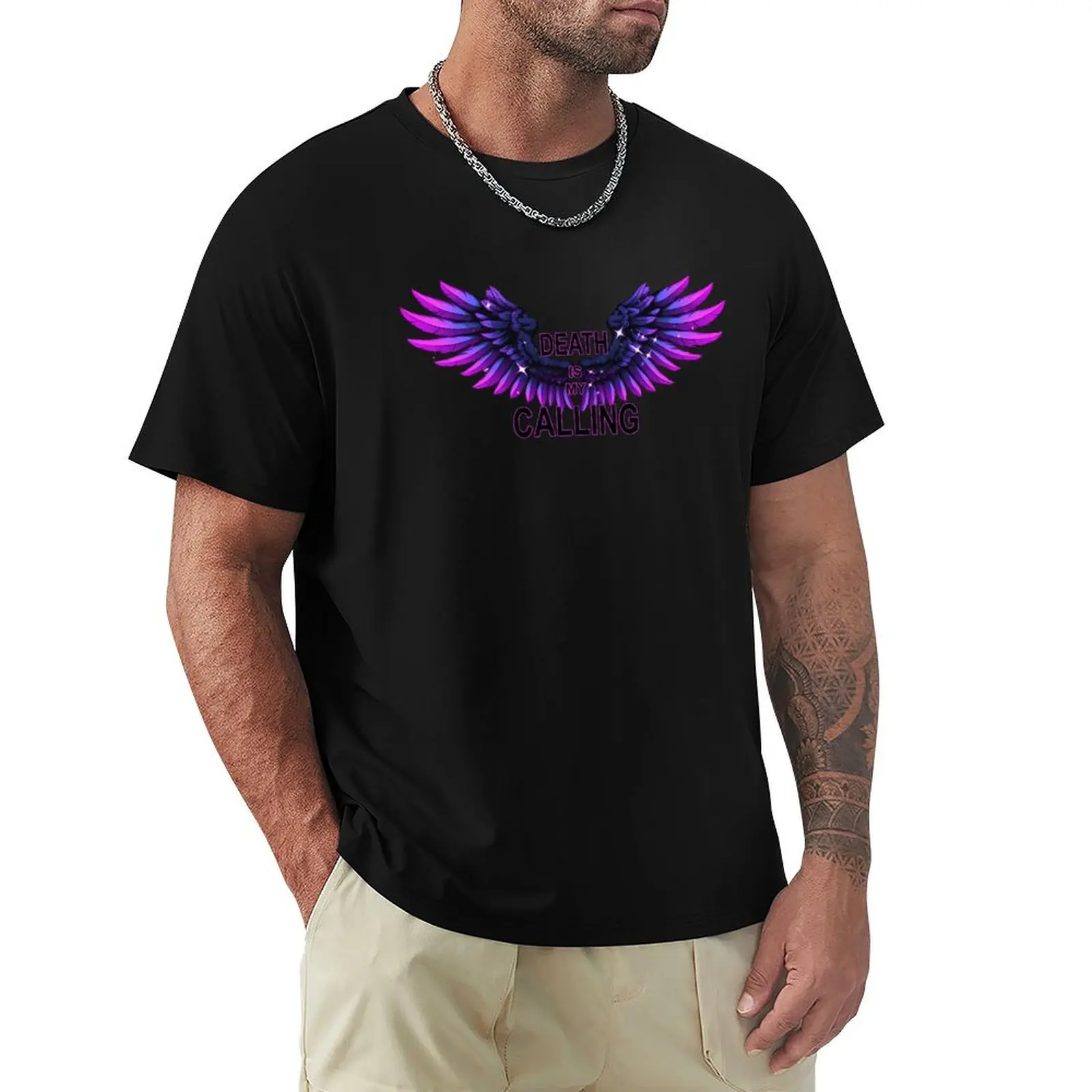 

Veilguard Lucanis Dellamorte Wings, Dragon Age T-Shirt funny costumes anime figures men workout shirt